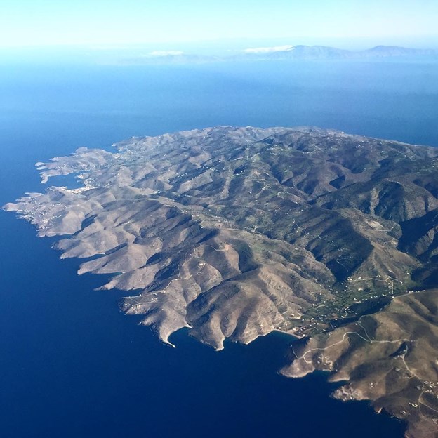kea view from aeroplane